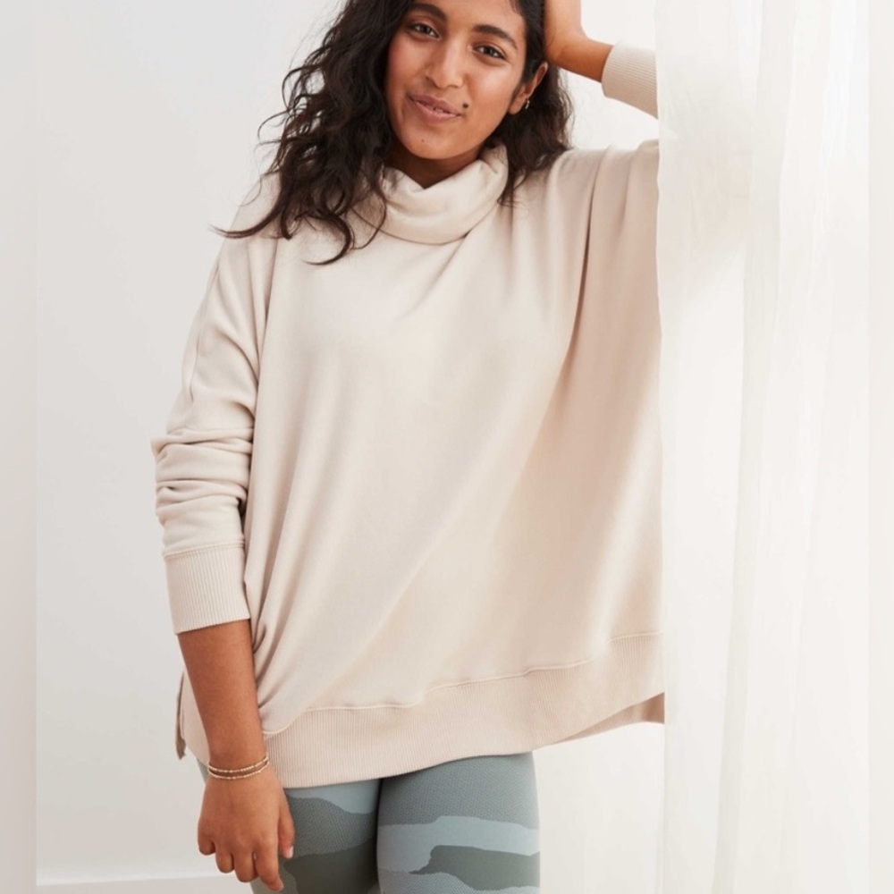 Cozy Oversized Aerie Turtleneck Sweater